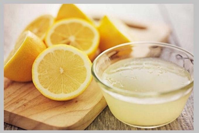 Sitron og lime juice