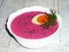 Rødbeter suppe på kefir: den klassiske kald suppe