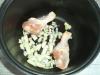 Rødkål med kylling og poteter stekt i multivarka