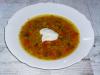 Duftende suppe med indisk stil linser