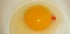 Jo mer farlige eggene med en liten rød flekk