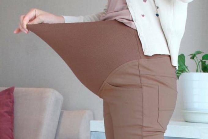 Hvordan lage jeans til en gravid kvinne med egne hender: trinnvise instruksjoner