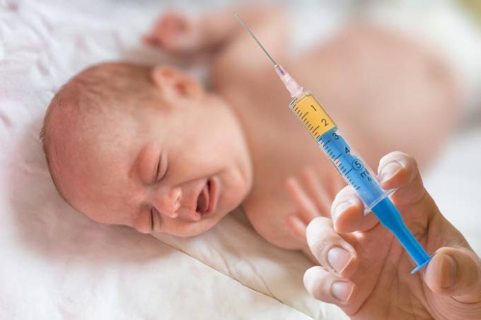 Barndom immuniseringsplan i 2020