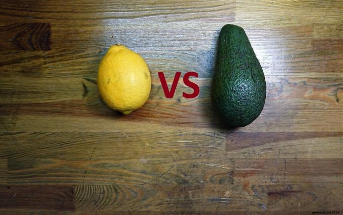 Hva er mer nyttig faktisk - en sitron eller avocado?