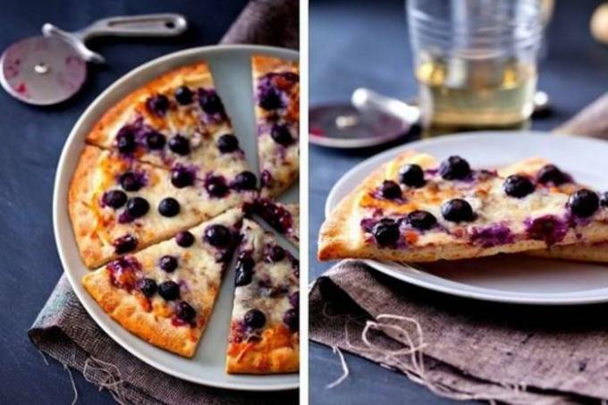 Søt blåbærpizza til sommeren: oppskrift trinn for trinn